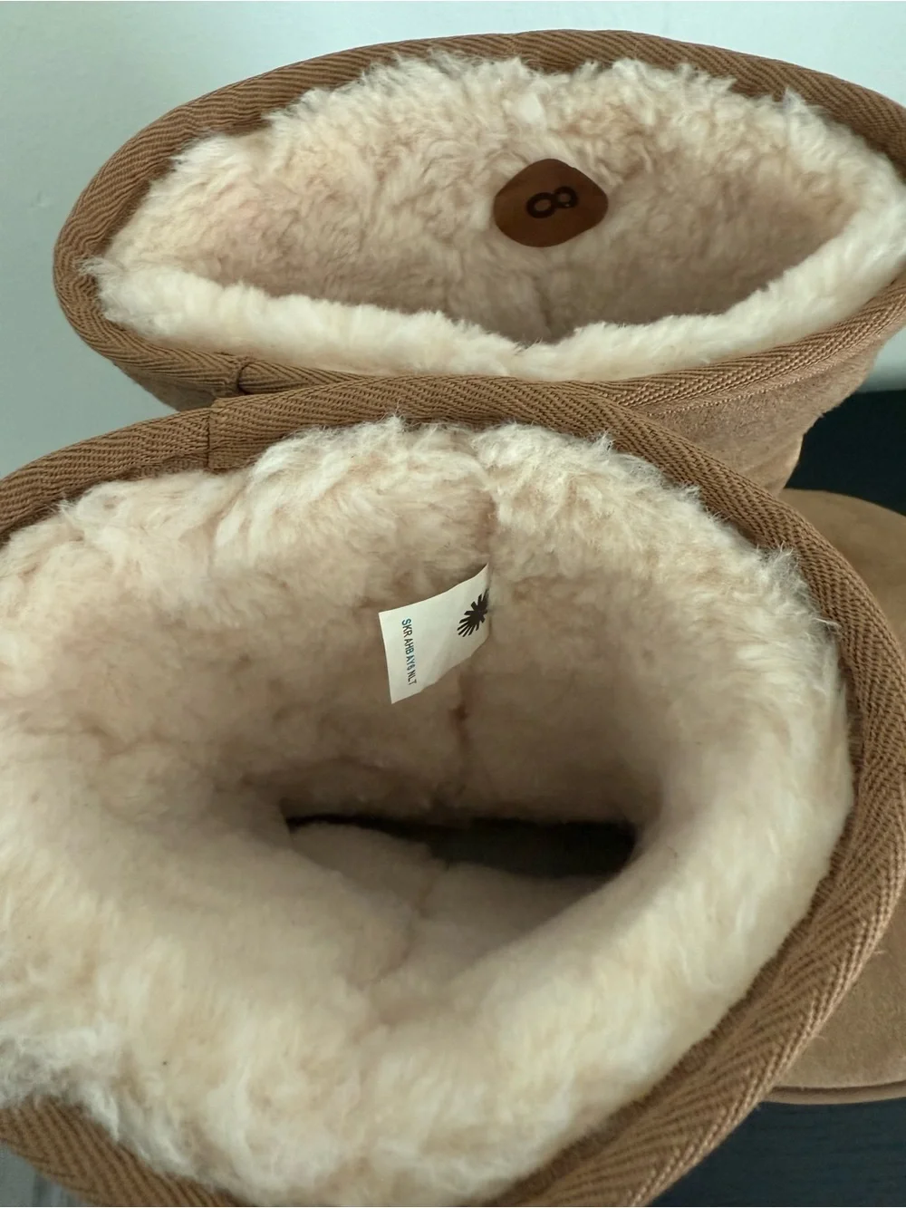UGG Women's Chunky Platform Suede Boots in Tan